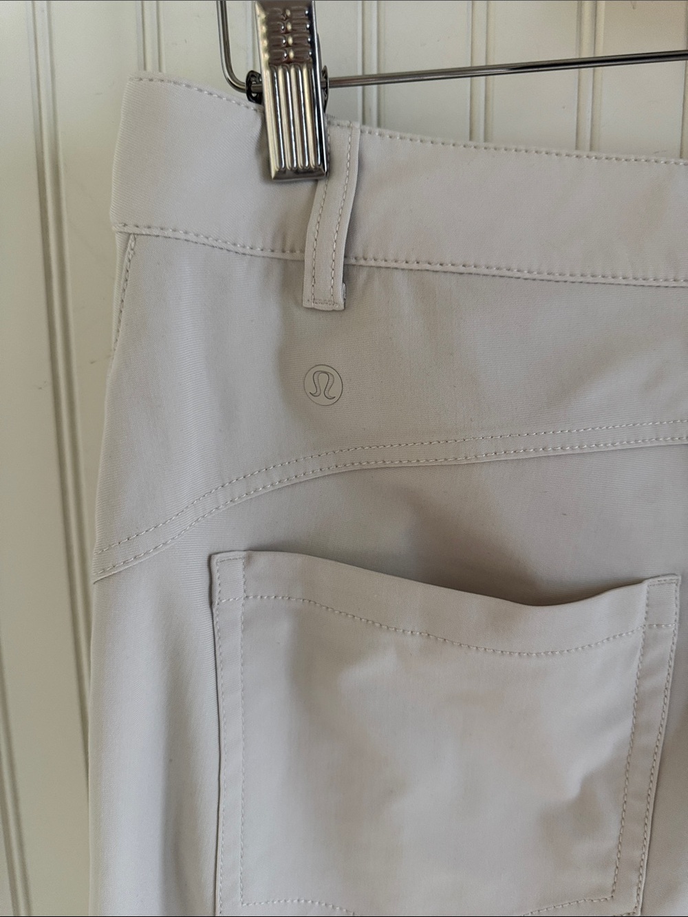 Lululemon City Sleek 5 Pocket Wide-Leg High Rise 7/8 Length Pant White Opal - Picture 9 of 9